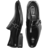 Stacy Adams Men's Abram Moc Toe Bit Loafers Black - Size: 11 WIDE - Black - male
