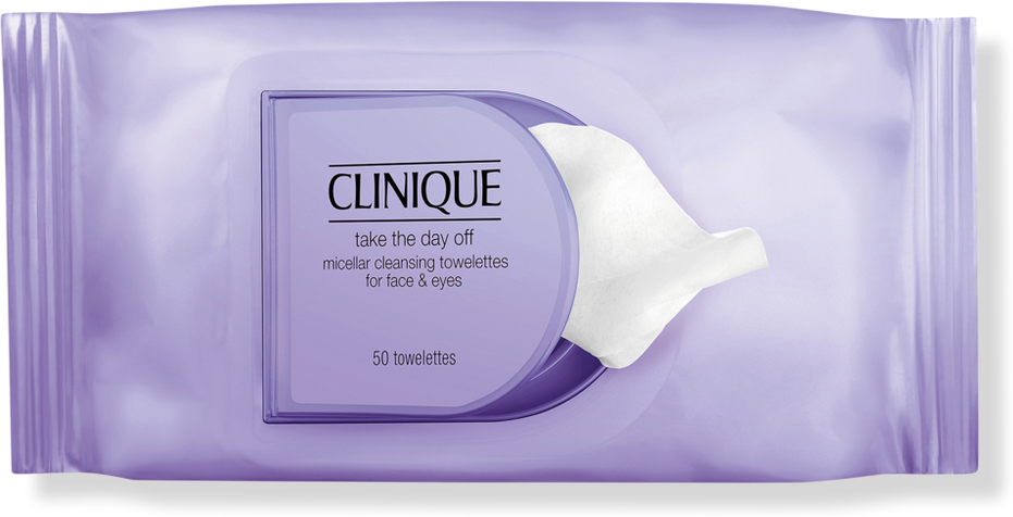 Clinique Take The Day Off Micellar Cleansing Towelettes for Face & Eyes Makeup Remover