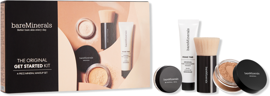 bareMinerals The Original Get Started Kit 4 Piece Mineral Makeup Set - Medium Tan