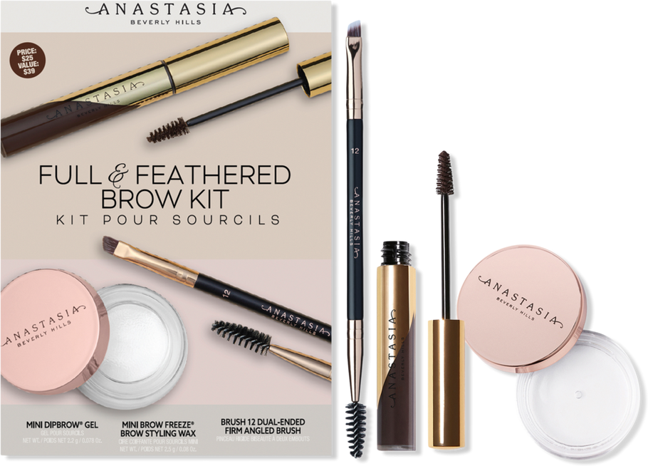 Anastasia Beverly Hills Full & Feathered Brow Kit - Ebony