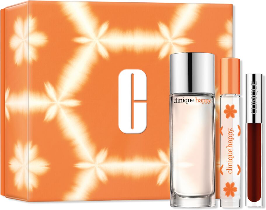 Clinique Perfectly Happy Fragrance and Lip Gloss Set