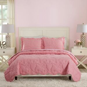 Vera Bradley Hello Kitty® Scalloped Quilt Set, King Women in Quartz Pink