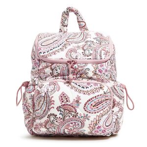 Vera Bradley Featherweight Backpack Women in Sand Paisley Pink/White
