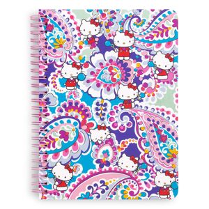 Vera Bradley Hello Kitty® Mini Notebook with Pocket Women in Hello Kitty Paisley Purple/Pink