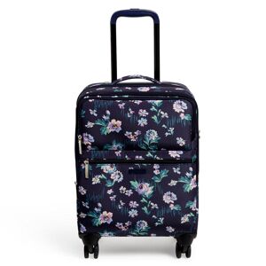 Vera Bradley Small Spinner Luggage in Navy Garden Blue