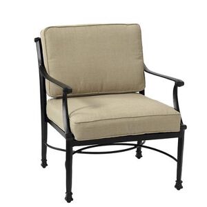 Ballard Designs Amalfi Lounge Chair Replacement Cushion Canvas Granite Sunbrella - Ballard Designs