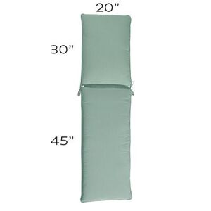 Ballard Designs Replacement Chaise Cushion - 20x75 - Select Colors Canvas Rust Sunbrella - Ballard Designs
