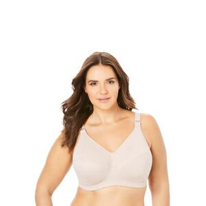 Goddess Plus Size Women's Celeste Soft Cup Cooling Wireless Bra GD6113 by Goddess in Fawn (Size 36 H)
