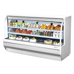 Turbo Air TCDD-96H-W-N Deli Case - White - Curved Glass