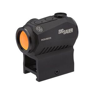 Sig Sauer ROMEO5 Compact Red Dot Sight 1x 20mm 1/2 MOA Adjustments 2 MOA Dot Reticle Picatinny-Style Mount Black