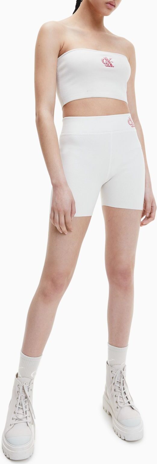 Calvin Klein Women's CK One Bike Shorts - White - L