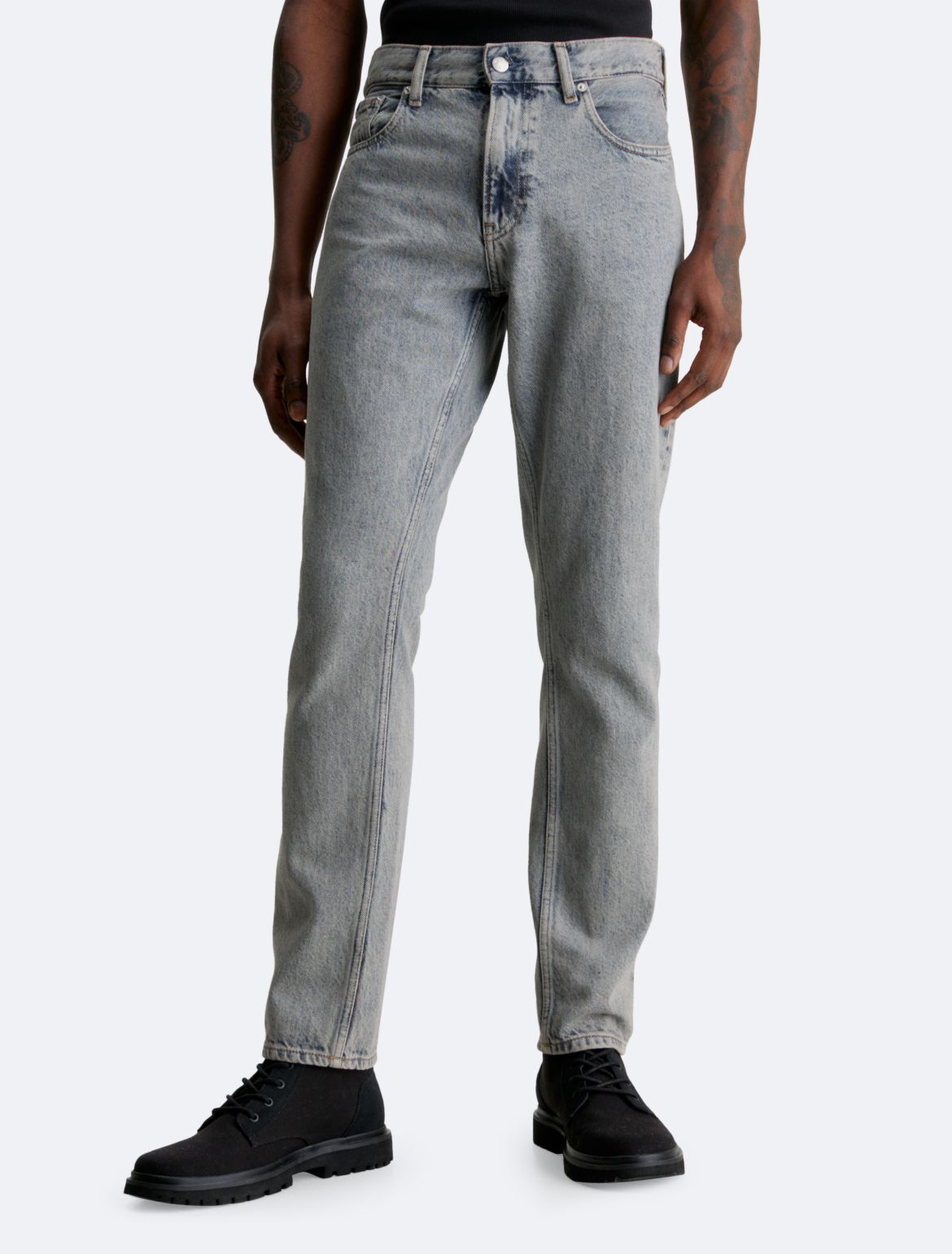 Calvin Klein Men's Authentic Straight Fit Jeans - Blue - 36W x 32L