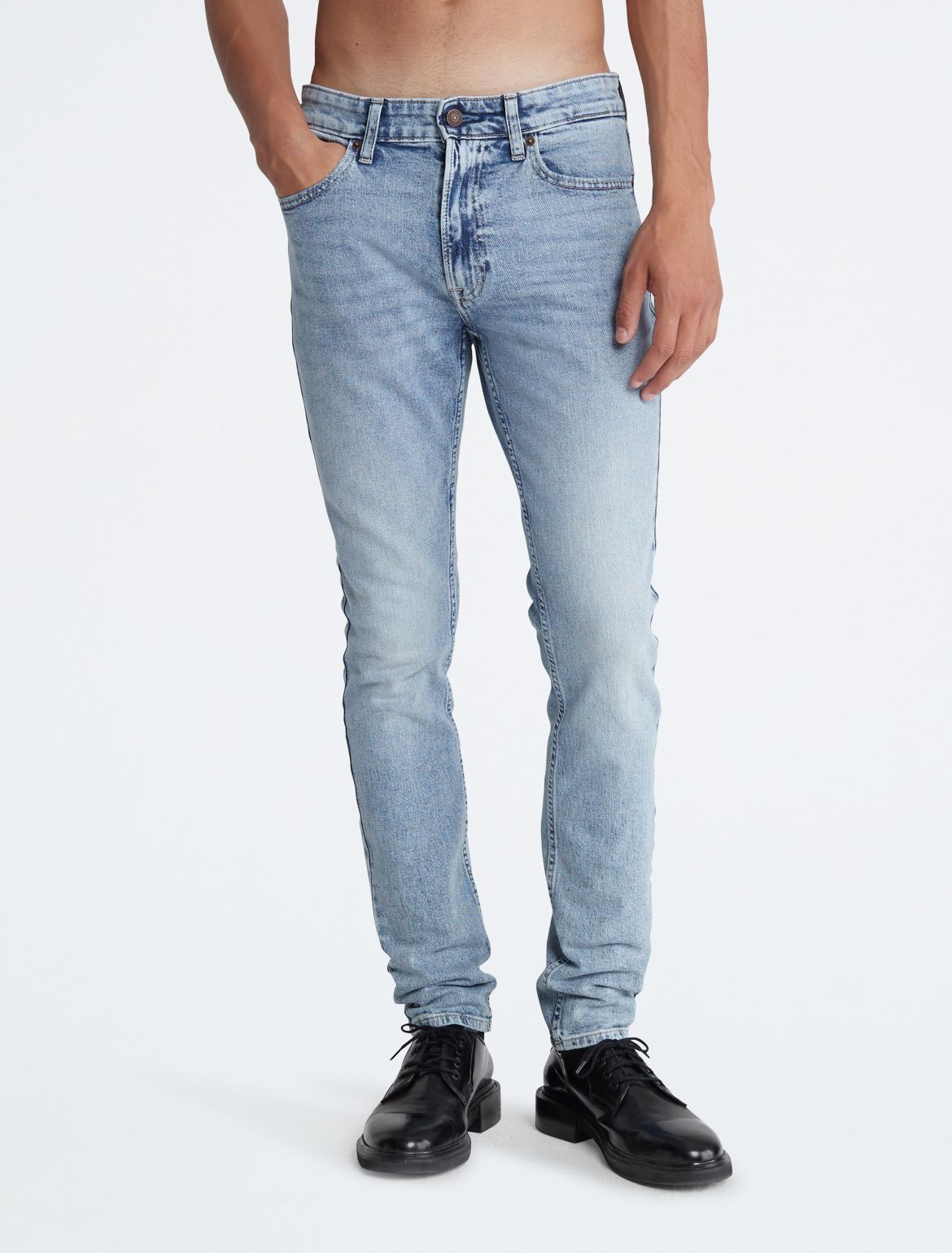 Calvin Klein Men's Skinny Fit Limelight Jeans - Blue - 38W x 32L