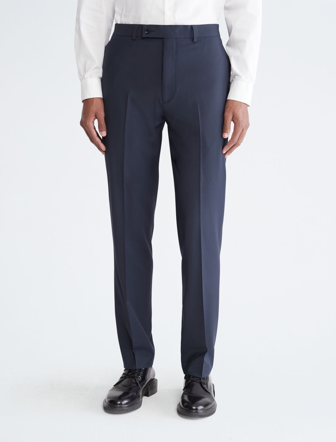 Calvin Klein Men's Slim Fit Navy Suit Pants - Blue - 34W x 34L