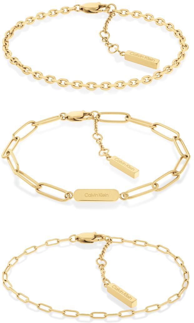 Calvin Klein Men's Chain Bracelet Giftset - Metallic