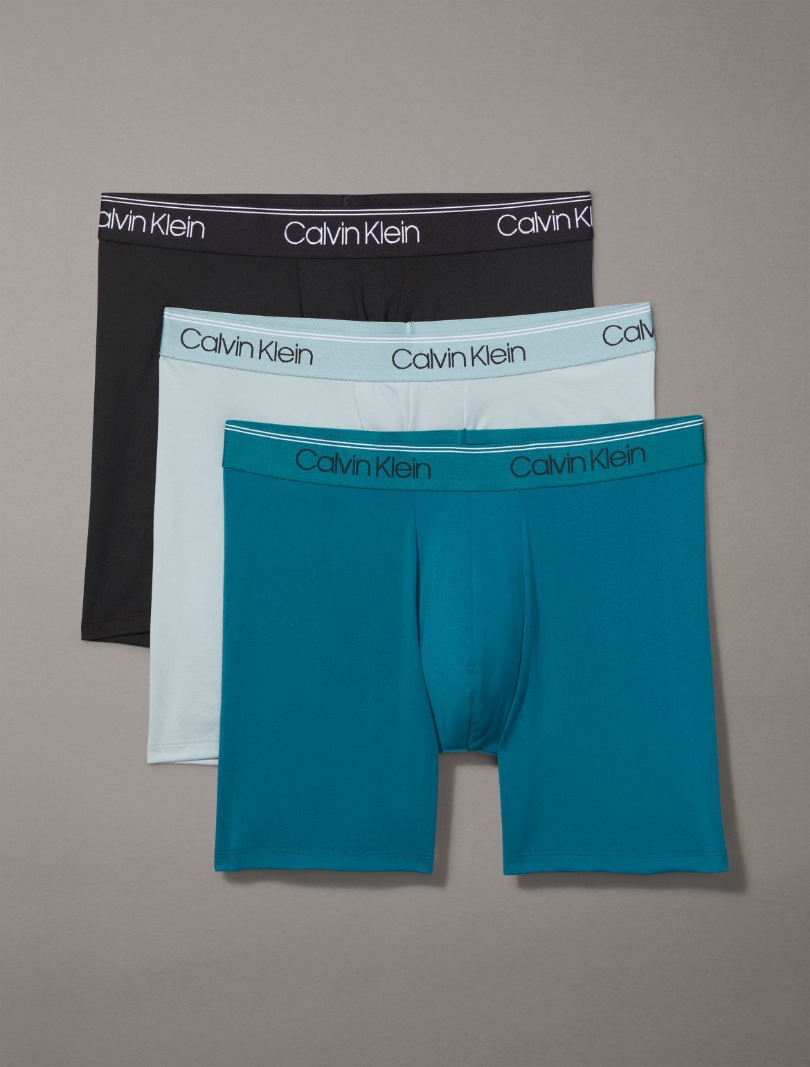Calvin Klein Men's Micro Stretch 3-Pack Boxer Brief - Blue - L