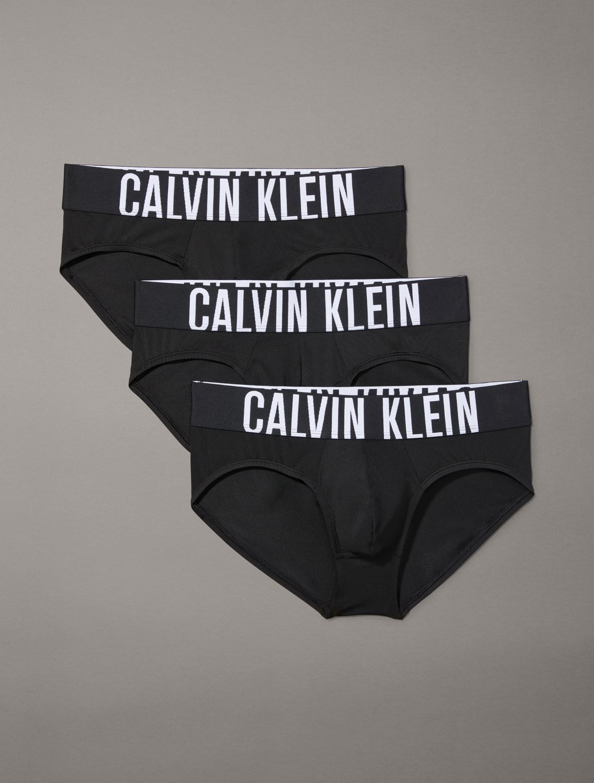 Calvin Klein Men's Intense Power Micro 3-Pack Hip Brief - Black - M