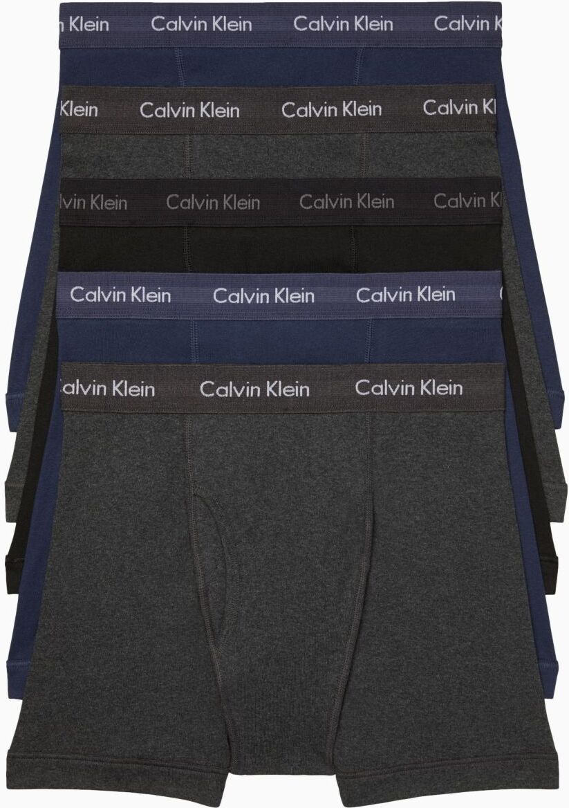 Calvin Klein Men's Cotton Classics 5-Pack Boxer Brief - Multi - L