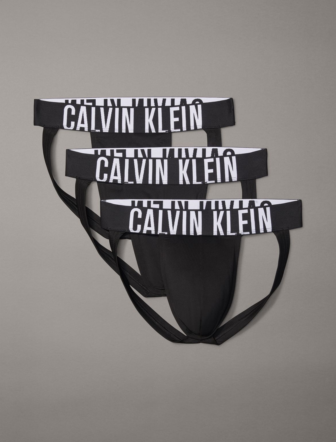 Calvin Klein Men's Intense Power Micro 3-Pack Jock Strap - Black - XL