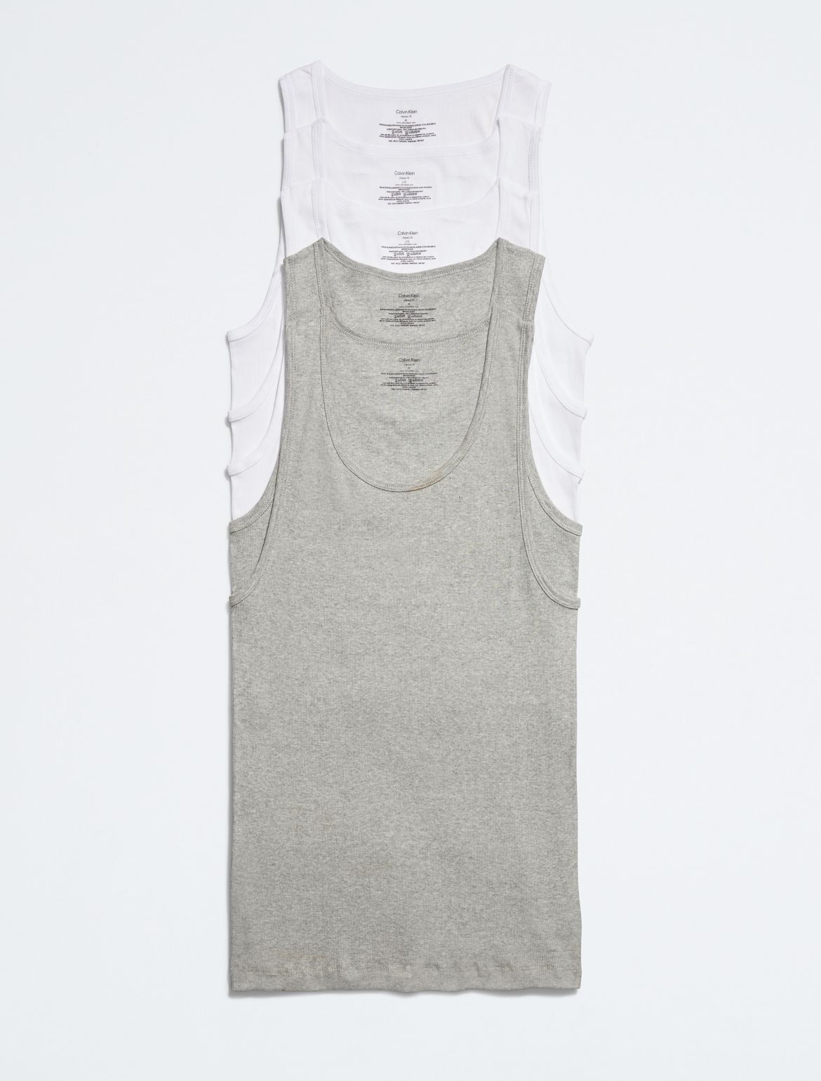 Calvin Klein Men's Cotton Classics 5-Pack Tank Top - Multi - L