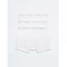 Calvin Klein Men's Cotton Classics 3-Pack Trunk - White - XXL