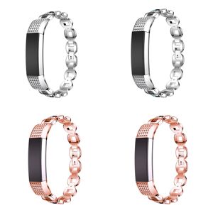 Strapsco Stylish Stainless Steel Watch Bracelet For Fitbit Alta