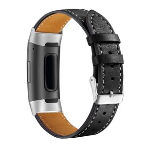 Strapsco Leather Band for Fitbit Charge 3 & Charge 4