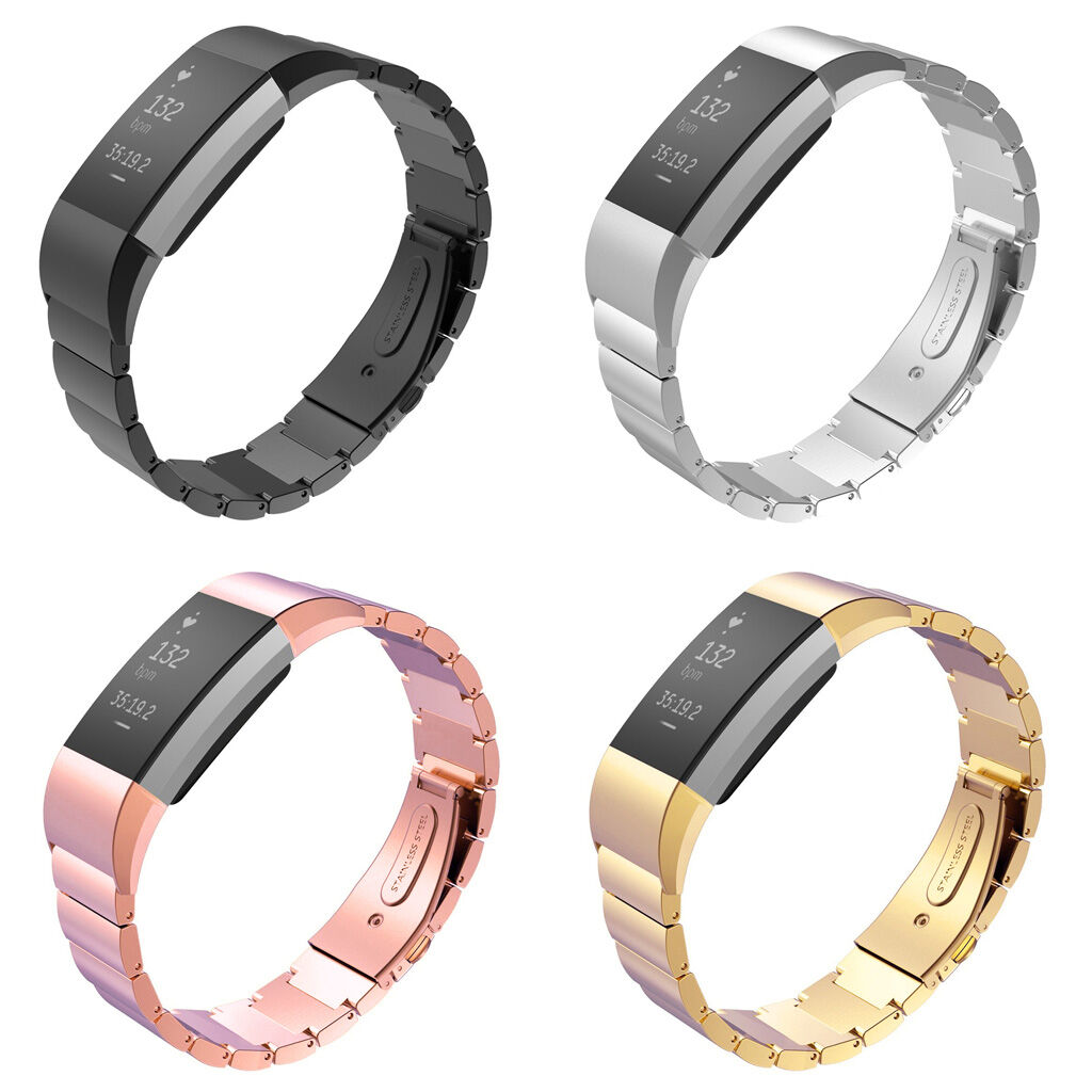 Strapsco Stainless Steel Band for Fitbit Charge 2