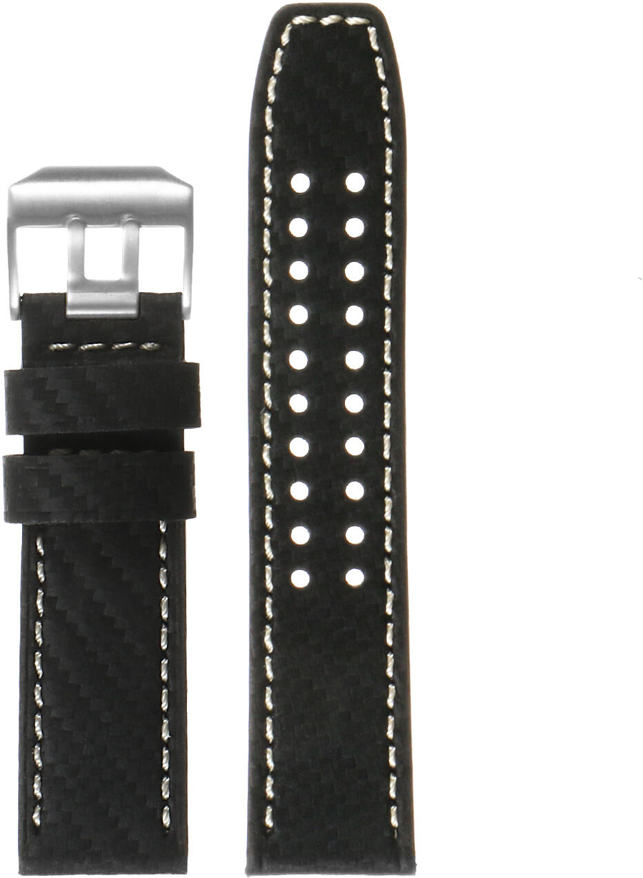 Strapsco DASSARI 23mm Carbon Fiber Watch Strap for Luminox Evo