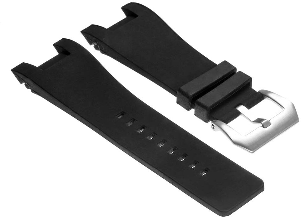 Strapsco Silicone Rubber Watch Strap for Diesel Bugout