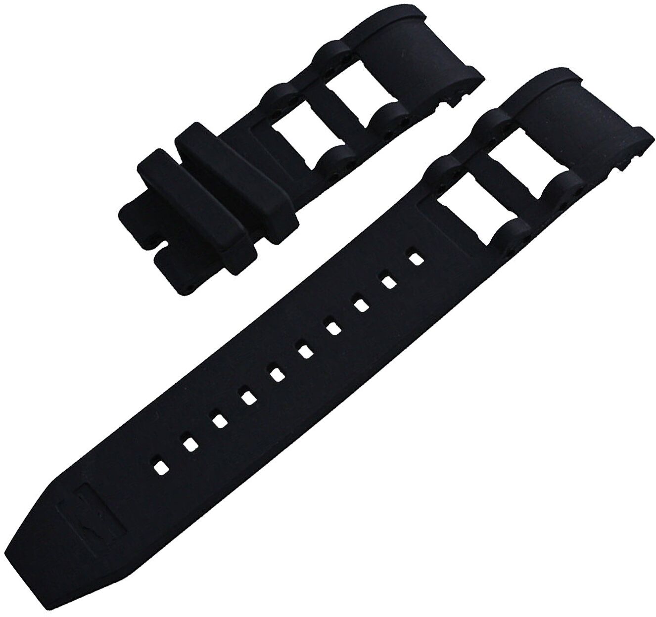 Strapsco Silicone Rubber Watch Strap for Invicta Russian Diver