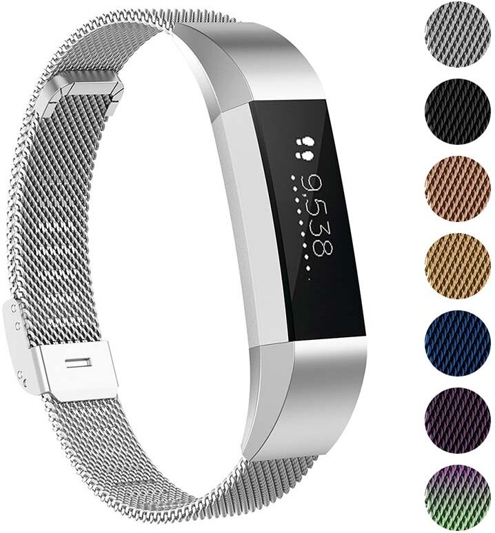 Strapsco Milanese Mesh Strap for Fitbit Alta/Alta HR/Ace