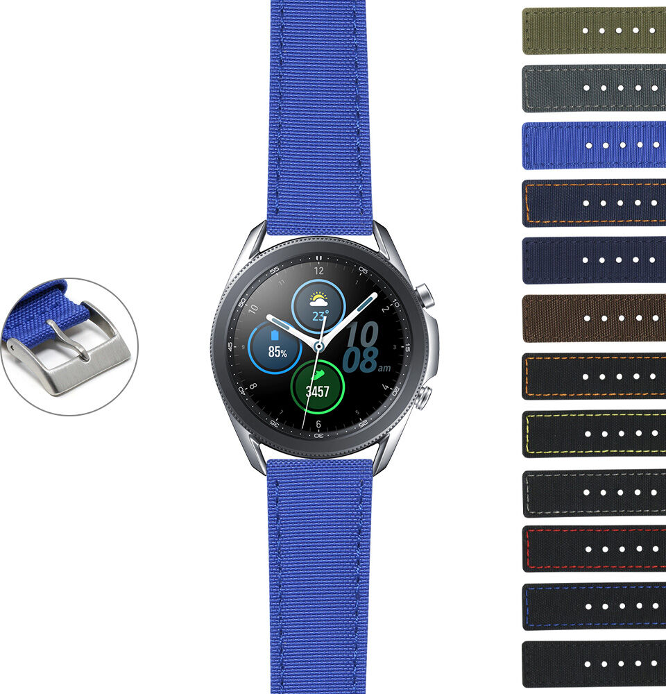 Strapsco DASSARI Nylon Strap for Samsung Galaxy Watch 3