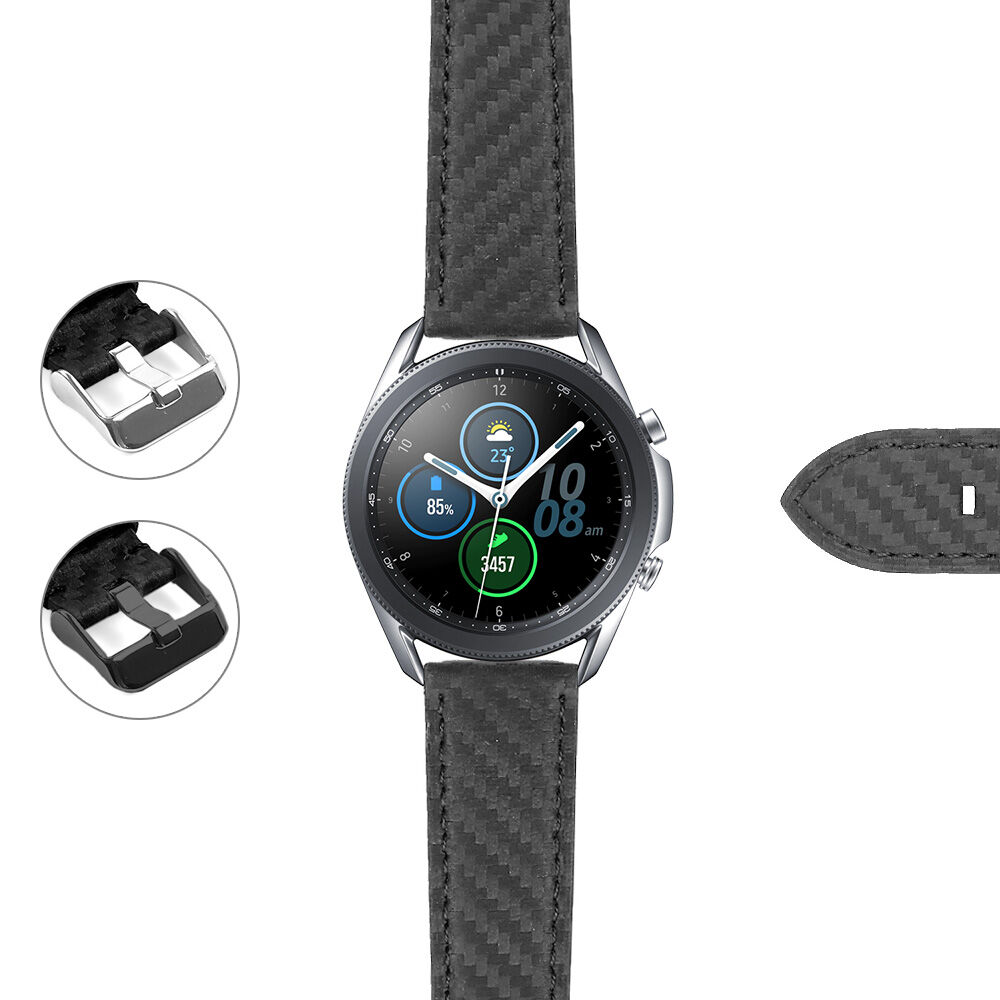 Strapsco DASSARI Carbon Fiber Strap for Samsung Galaxy Watch 3