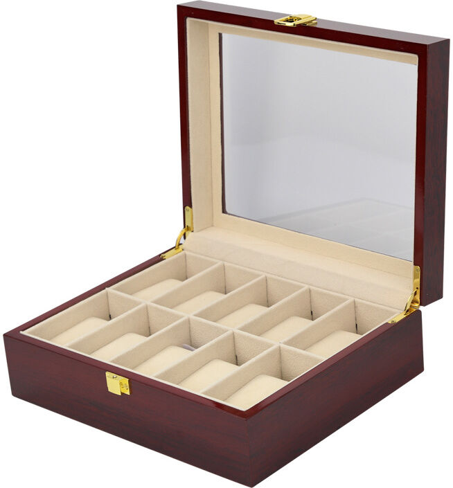 Strapsco Wood Watch Box for 10 Watches