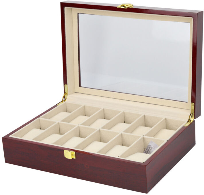 Strapsco Wood Watch Box for 12 Watches