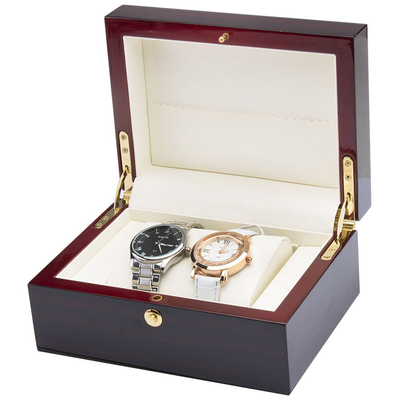 Strapsco Wood Watch Box for 2 Watches