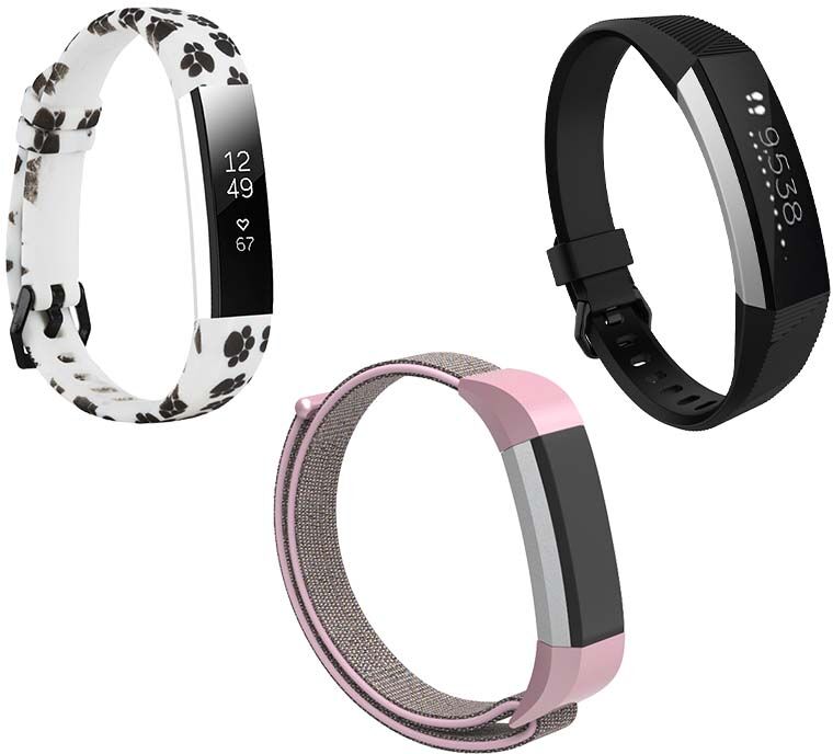 Strapsco Women's Strap Bundle for Fitbit Alta & Alta HR