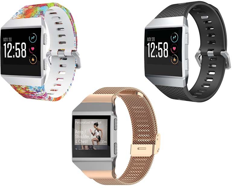 Strapsco Women's Strap Bundle for Fitbit Ionic