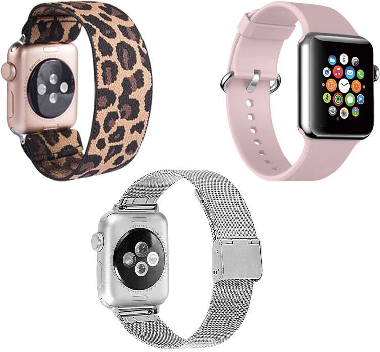 Strapsco Women's Strap Bundle for Apple Watch