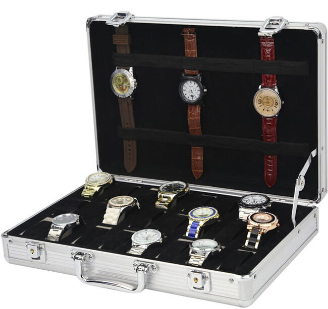 Strapsco Aluminum Watch Box for 24+ Watches