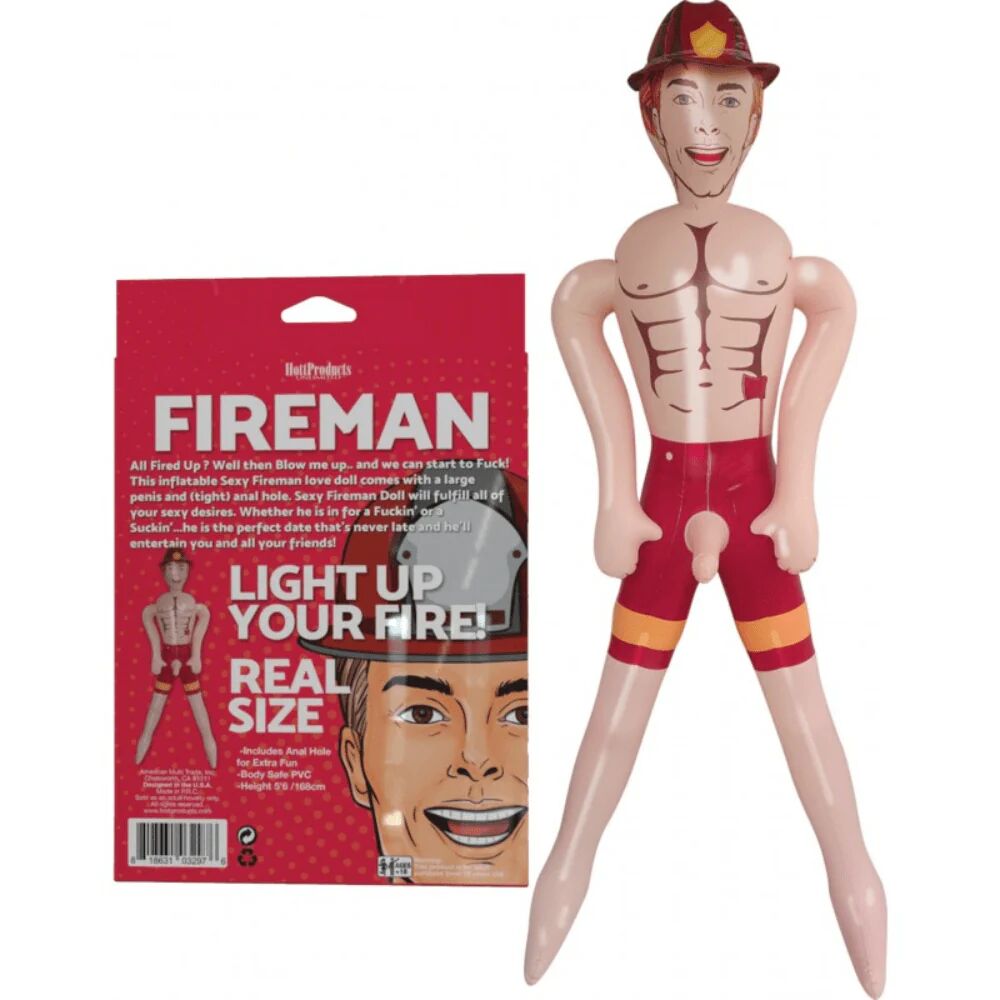 TooTimid Fireman Blow-Up Doll