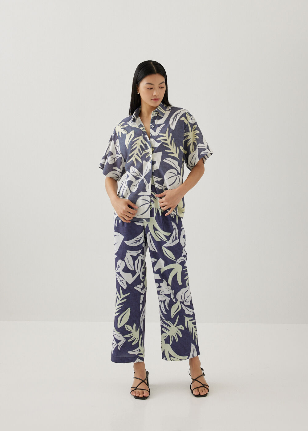 Love, Bonito Azari Button Down Shirt in Tropical Breeze-052-L