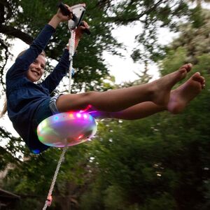 True Play 100' Night Rider Zipline Kit
