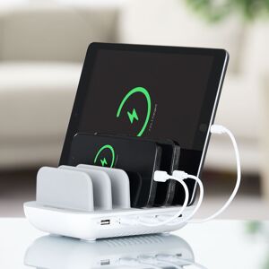 Naxa Electronics 5 Device Charging Station with Cables