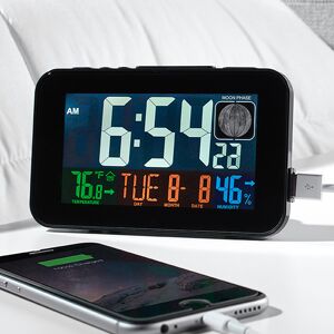 LaCrosse Phone Charging Atomic Alarm Clock