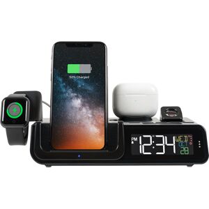 LaCrosse Projection Alarm Clock with Wireless Charging Station