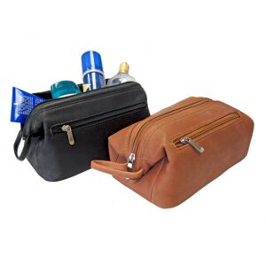 Emporium Leather Co. dba Royce Leather Widemouth Toiletry Bag - Black