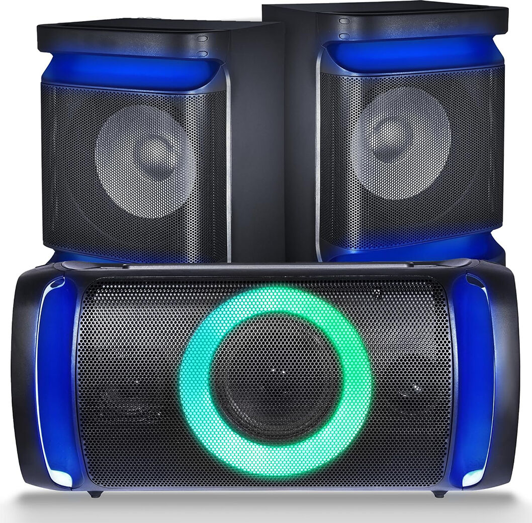 Innovative Concepts & Design dba Gemini Sound Dual 8'' Home Stereo System With LED Party Lighting