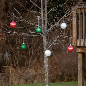 Xodus Innovations LED Outdoor Hanging Globe Ornament (Set of 3) - White